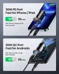 INIU 60W Fast Car USB Charger Adapter