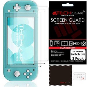 TECHGEAR Clear LCD Protectors for Switch Lite (3-Pack)