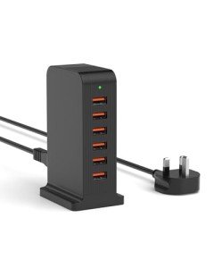 Qurzou 50W Multi USB Tower Charging Station