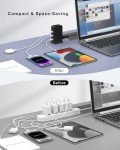 Qurzou 50W Multi USB Tower Charging Station