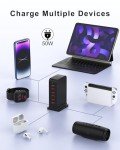 Qurzou 50W Multi USB Tower Charging Station