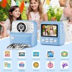 Kids Instant Print Camera with 32GB Card & Paper