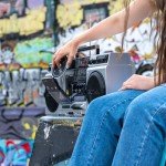 Roxel Camden Retro Boombox with Bluetooth and Radio