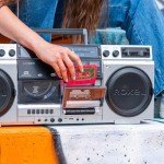 Roxel Camden Retro Boombox with Bluetooth and Radio
