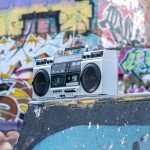 Roxel Camden Retro Boombox with Bluetooth and Radio