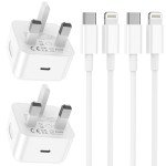 Fast Charge 2-Pack USB-C iPhone Charger & Cable