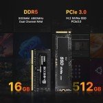 BOSGAME P3 Mini Gaming PC with Ryzen 9 6900HX