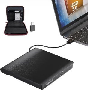 Portable USB 3.0 External CD/DVD Drive for Laptops