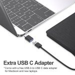 Portable USB 3.0 External CD/DVD Drive for Laptops