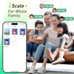 Smart Bluetooth Body Fat Scale with App