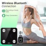 Smart Bluetooth Body Fat Scale with App