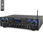 Pyle 800W Bluetooth Mini Home Amplifier