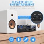 Pyle 800W Bluetooth Mini Home Amplifier