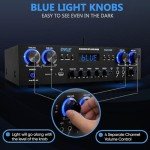 Pyle 800W Bluetooth Mini Home Amplifier