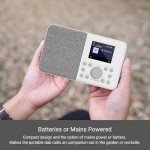 MangoKit MD3 Portable DAB Bluetooth Radio - Grey