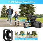 5K Dual Lens Video Camera with Accessories