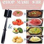 5-Blade Heat-Resistant Meat Chopper & Masher