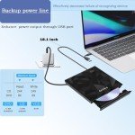 Portable USB 3.0 External CD DVD Drive