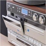 7-in-1 Music System with Turntable and Bluetooth