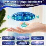 Kids’ Hand-Controlled Flying Spinner Drone (Blue)