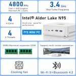 NIAKUN Mini PC with 12th Gen Alder Lake Processor