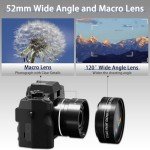 NBD 5K Digital Camera with WiFi and Lenses