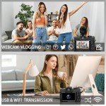 NBD 5K Digital Camera with WiFi and Lenses