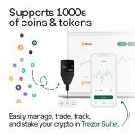 Trezor Safe 3 Crypto Hardware Wallet - Stellar Silver