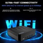 Azeyou Mini PC - Intel N100, 16GB RAM, 1TB SSD