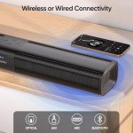 Detachable 20” Sound Bar for Smart TVs