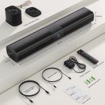 Detachable 20” Sound Bar for Smart TVs