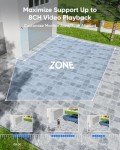 SANNCE 8-Channel 1080P Outdoor Security Camera System