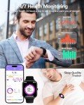 Smartwatch with Fitness Tracking & Call Features