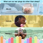 Soft Silicone Ear Plugs for Sleeping (4 Pairs)