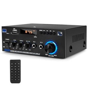 Bluetooth Car Amp with HiFi Sound & Remote