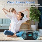 Portable CD Player Boombox with Bluetooth & FM Radio