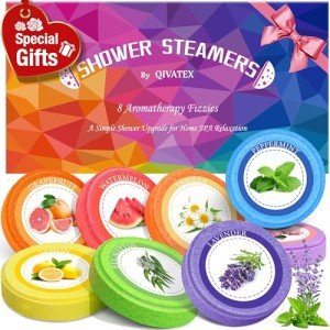 Aromatherapy Shower Steamers Gift Set (8 Scents)