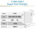 118W Super Fast Charger for MacBook & iPad