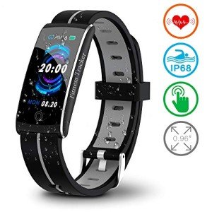 Waterproof Fitness Tracker with Heart Rate Monitor