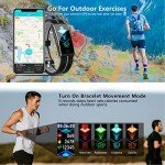 Waterproof Fitness Tracker with Heart Rate Monitor