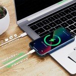 JJCALL 2-Pack USB C to Lightning Cable