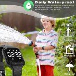 Kids Waterproof Fitness Tracker Watch with Pedometer