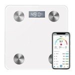 Smart Bluetooth Digital Bathroom Scale with App