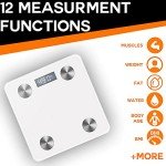 Smart Bluetooth Digital Bathroom Scale with App