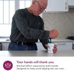 Teal Easy Open Can Opener for Seniors & Pets