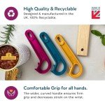 Teal Easy Open Can Opener for Seniors & Pets