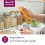 Teal Easy Open Can Opener for Seniors & Pets