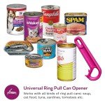 Teal Easy Open Can Opener for Seniors & Pets