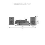 Crosley T160 Bluetooth Record Player with Speakers