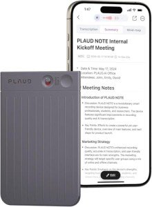 AI Voice Recorder with App Control & 64GB Memory